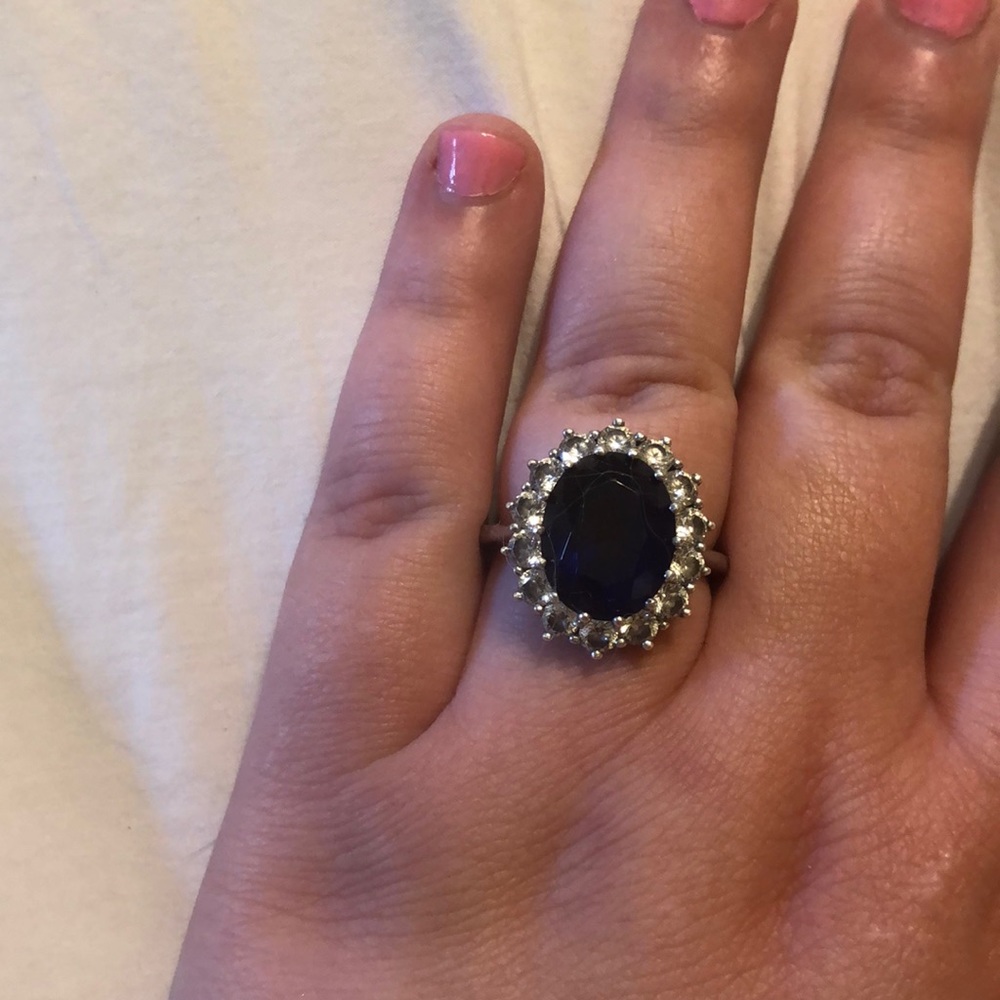 Exact Replica Princess Diana sapphire ring